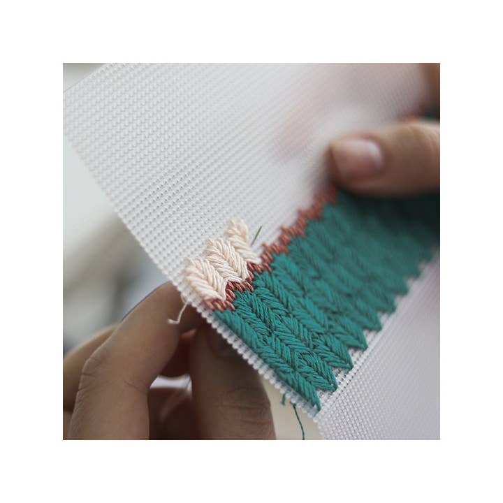 La Petite Épicerie - Wholesale DIY Craft Kit - MKMI kit - My bargello pouch1