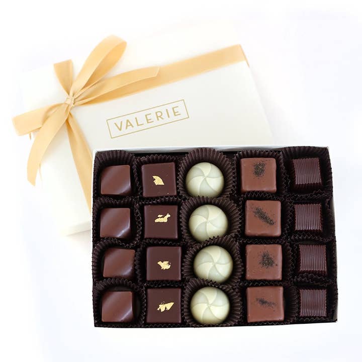 20pc Medium Truffle Assortment for wholesale by Valerie Confections