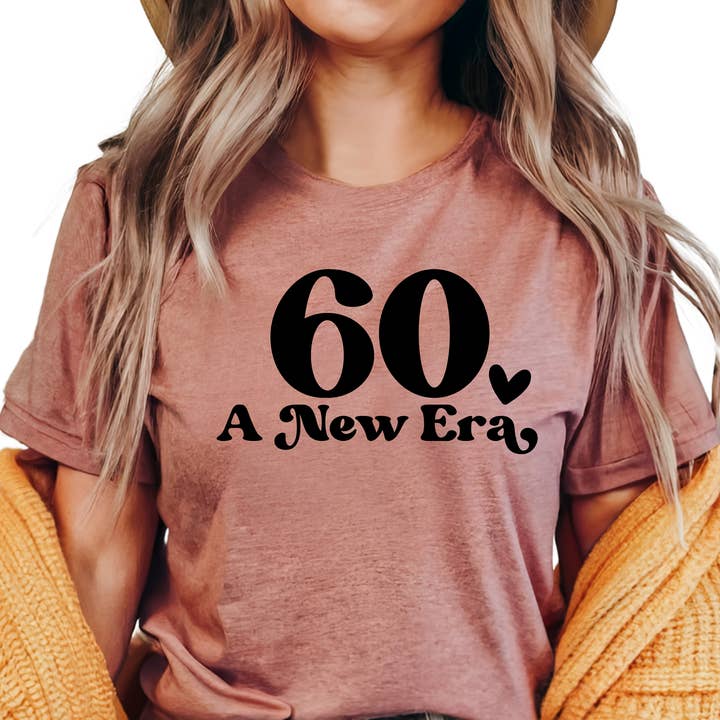 Camiseta de 60 Cumpleaños para Mujer – Una Nueva Era Camiseta – Divertido Regalo de 60 para Ella – Conjunto Retro de Cumpleaños – Top de Cumpleaños para Mujer para venta al por mayor de Epic Life - Designed