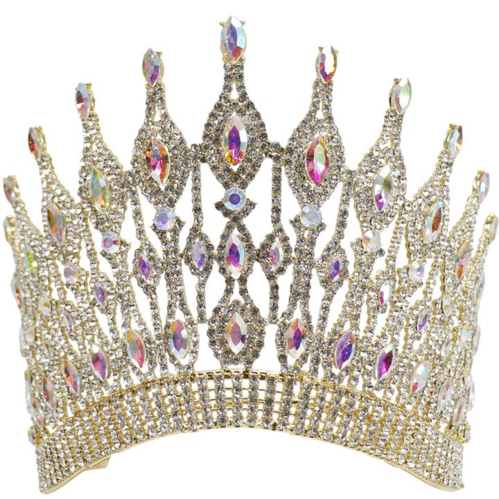 TAPA fashion - Wholesale Tiara - Women's - Crystal Tiara Crown HT0956 (1PC)11