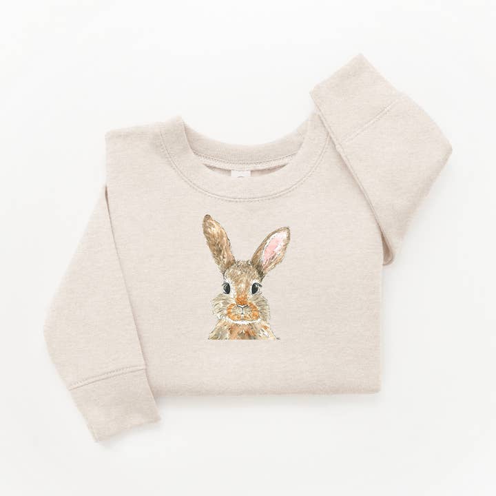 Bunny sweatshirt voor wholesale door WLDFLWR Studio