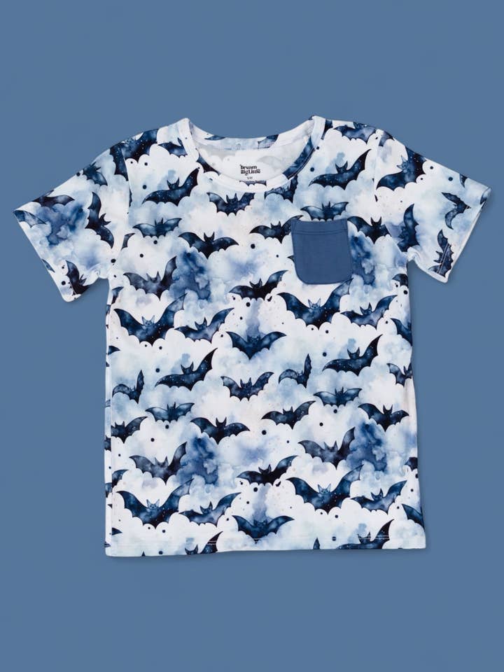 Dream Big Little Co. - Wholesale T-Shirt - Kids - MIDNIGHT FLYERS DREAM POCKET TEE1