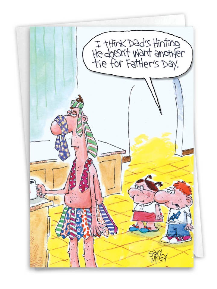 Carte pour la fête des pères - Une autre cravate pour la vente par NobleWorks