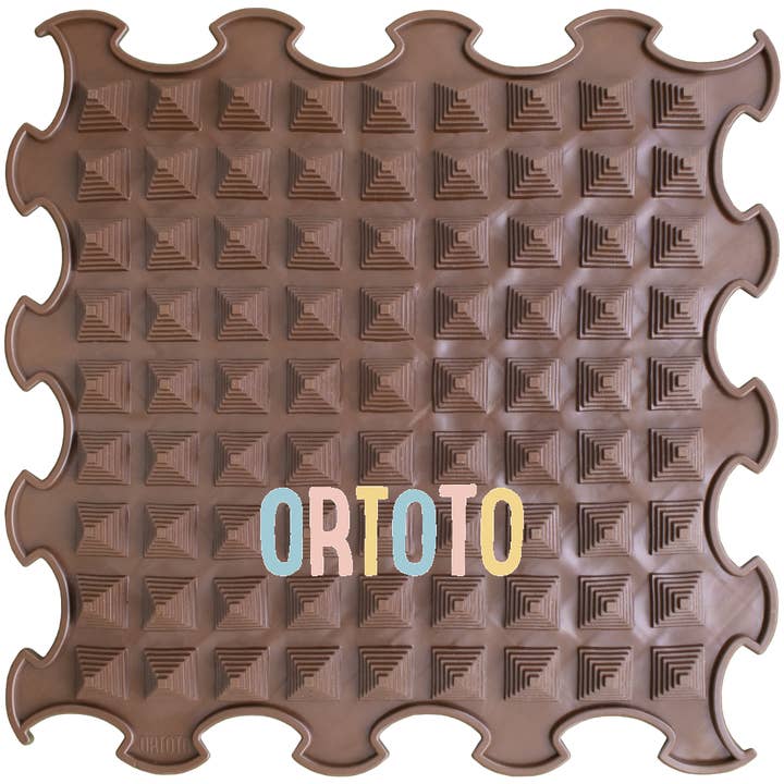 Ortoto Little Pyramids mat Dark Chocolate for wholesale by Ortoto