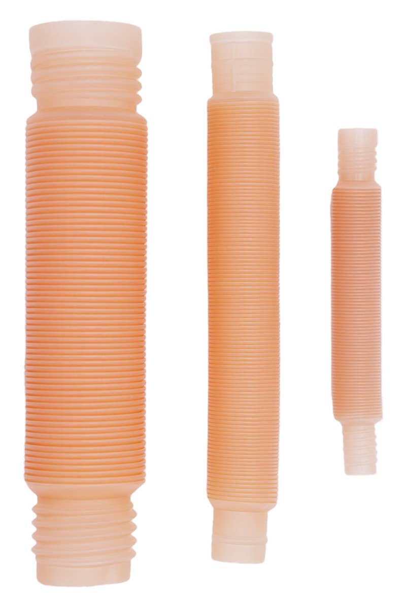 Cap Zone - Wholesale Fidget Toy - Kids - Glow In Dark 3 PC Neon Pop Snap Stretch Accordion Tube5