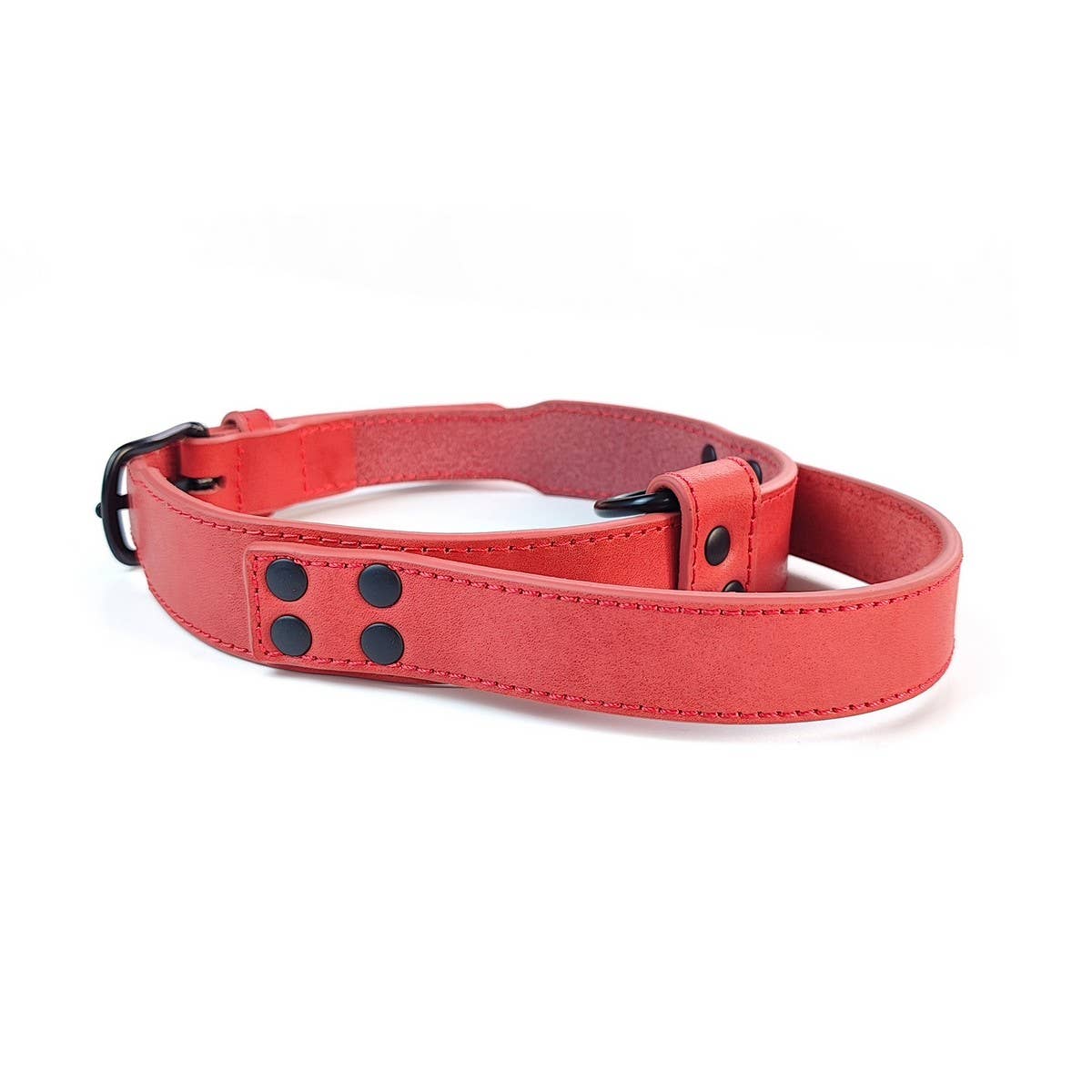PAWPAWwholesale - Wholesale Pet Collar - Dog - Tactical Leather Dog Collar with Control Handle_CWMM77222