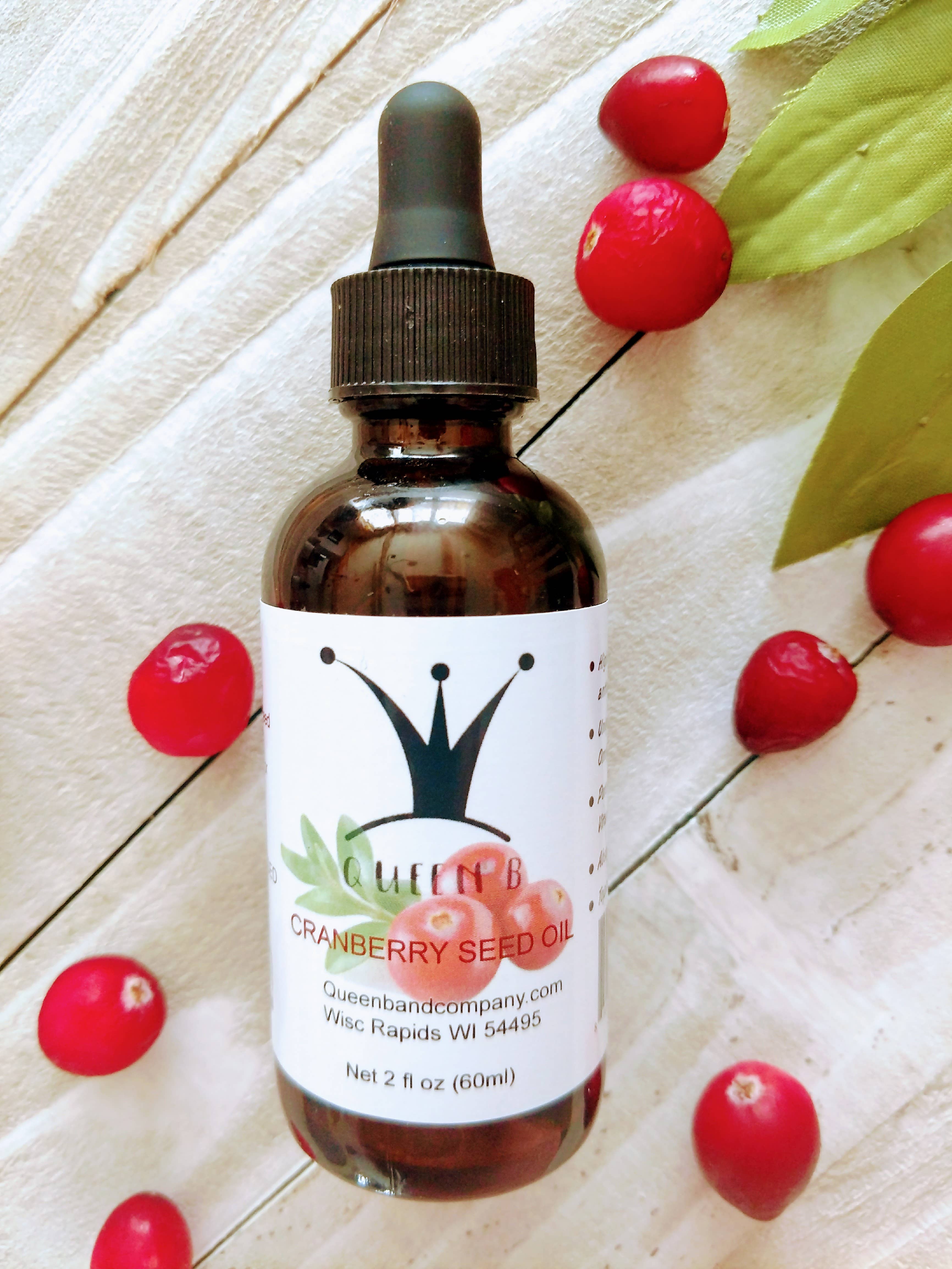 QUEEN B - Wholesale Bath/Body Oil - 2 oz Cranberry Seed Oil3