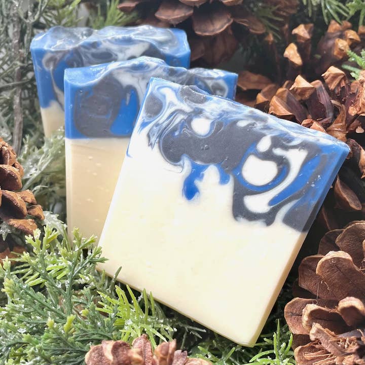 Winter Wonderland Artisan Cold Process Soap for wholesale by Harvest Soap Company