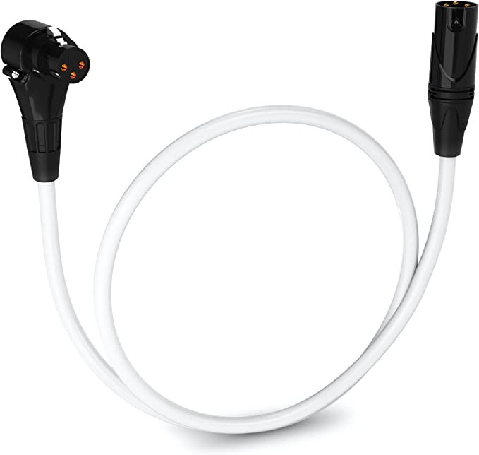 LyxPro - Wholesale Muziekaccessoire - Microfoon XLR gehoekte vrouwelijke kabel 3-pins microfoonkabel Pro Audio12