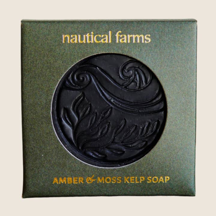 Nautical Farms - Wholesale Bar Soap - amber & moss kelp soap0