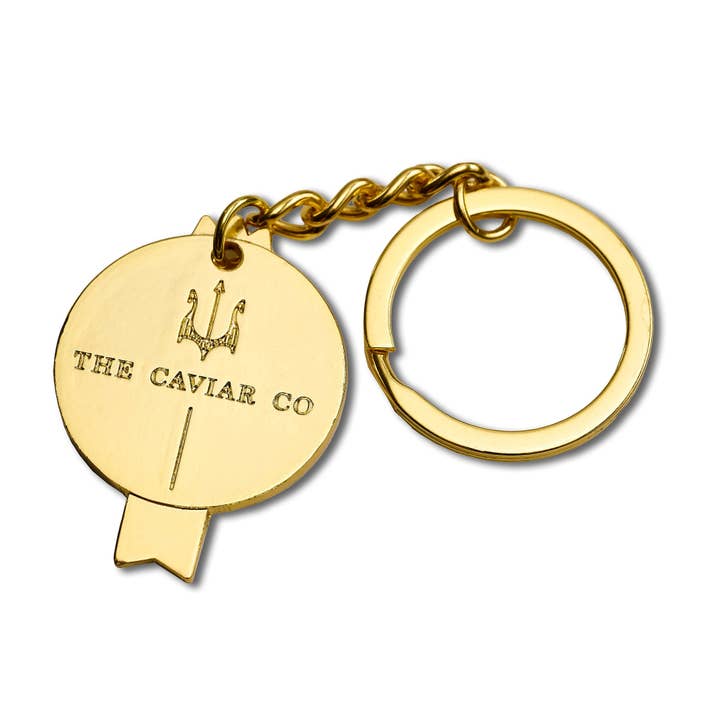The Caviar Co. - Wholesale Keychain - Unisex - Gold Caviar Tin Key1