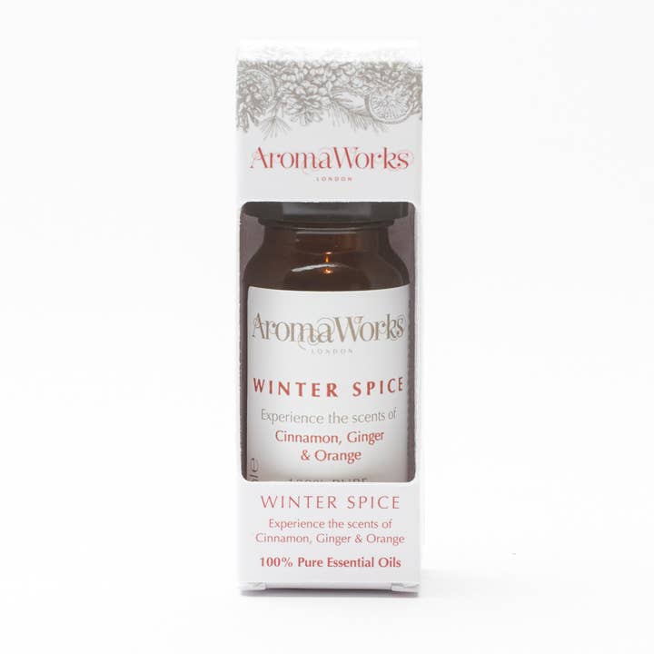Winter Spice 10ml Essential Oil with Orange Ginger Cinnamon for wholesale by AromaWorks London
