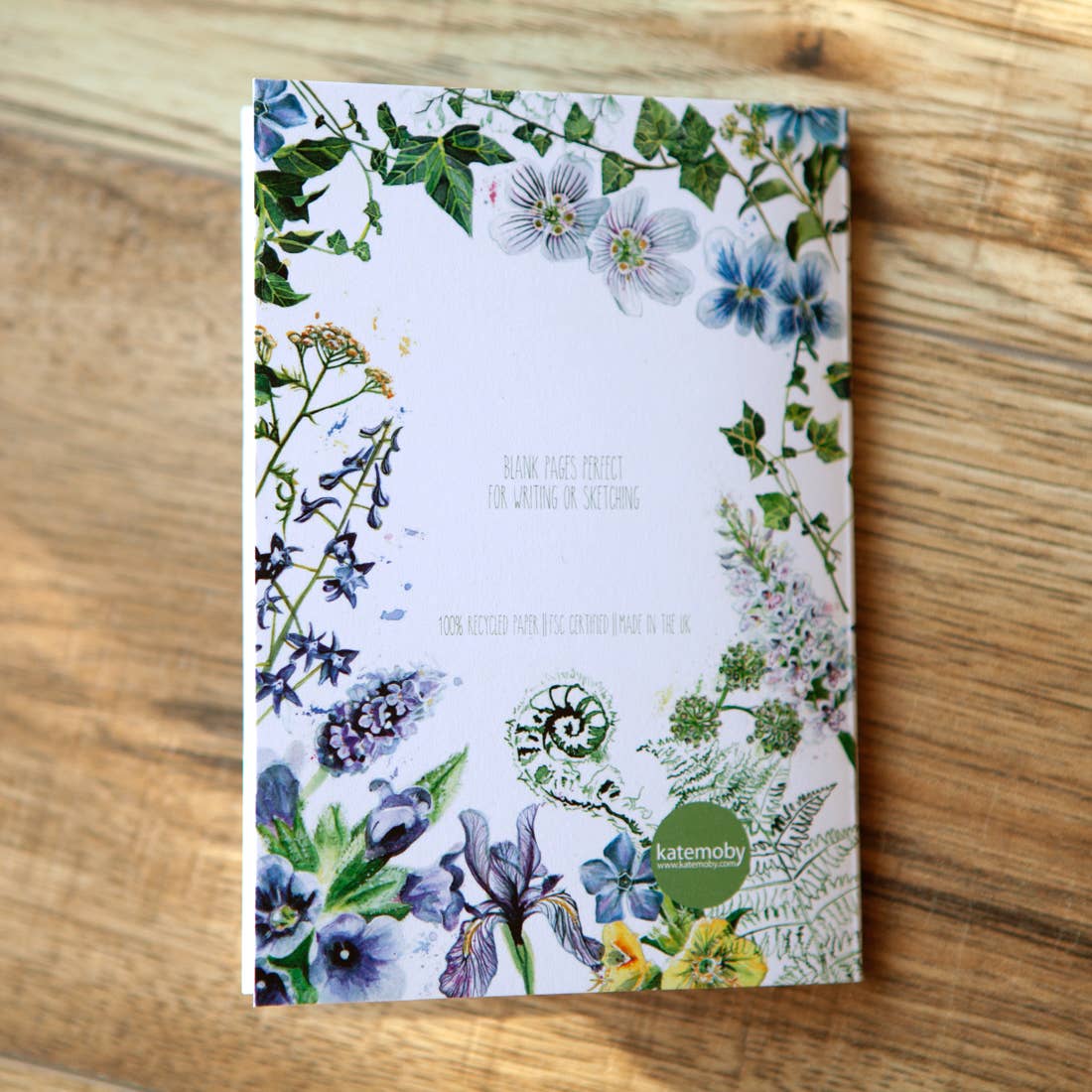 Kate Moby - Wholesale Notebook - Inky Wildflower Eco Notebooks8