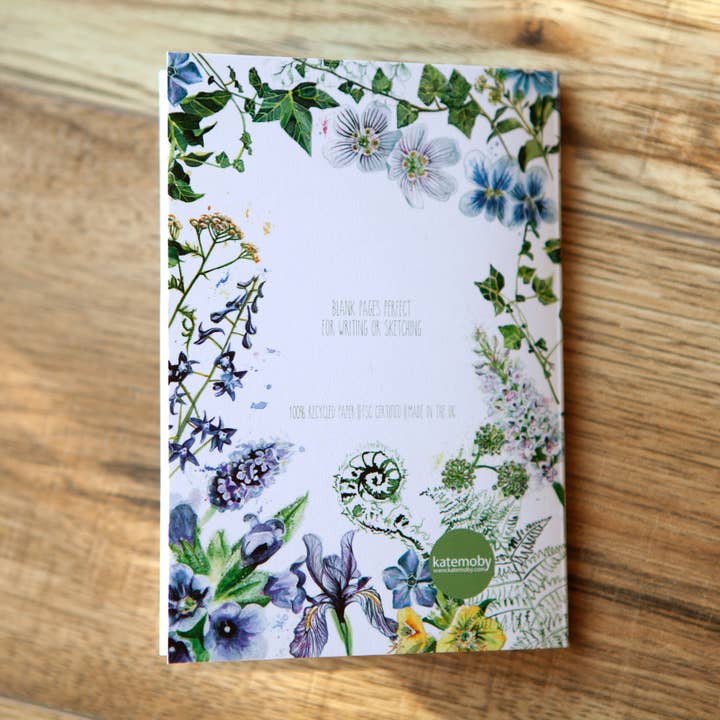 Kate Moby - Wholesale Notebook - Inky Wildflower Eco Notebooks8
