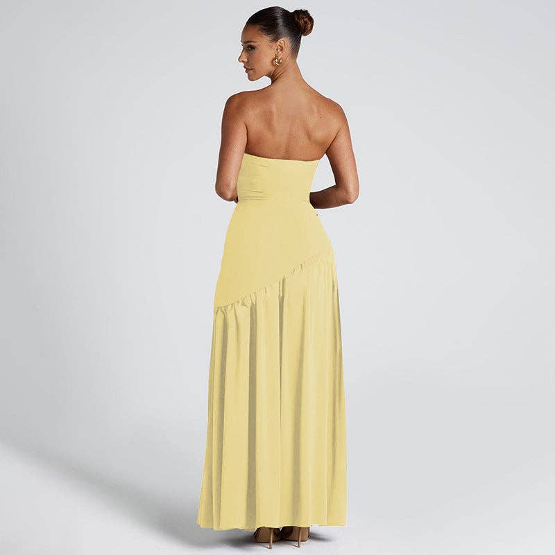 Marayn - Wholesale Dress - Women's - 2025 NEW Elegant Strapless Dress European Style Chic  Sexy42