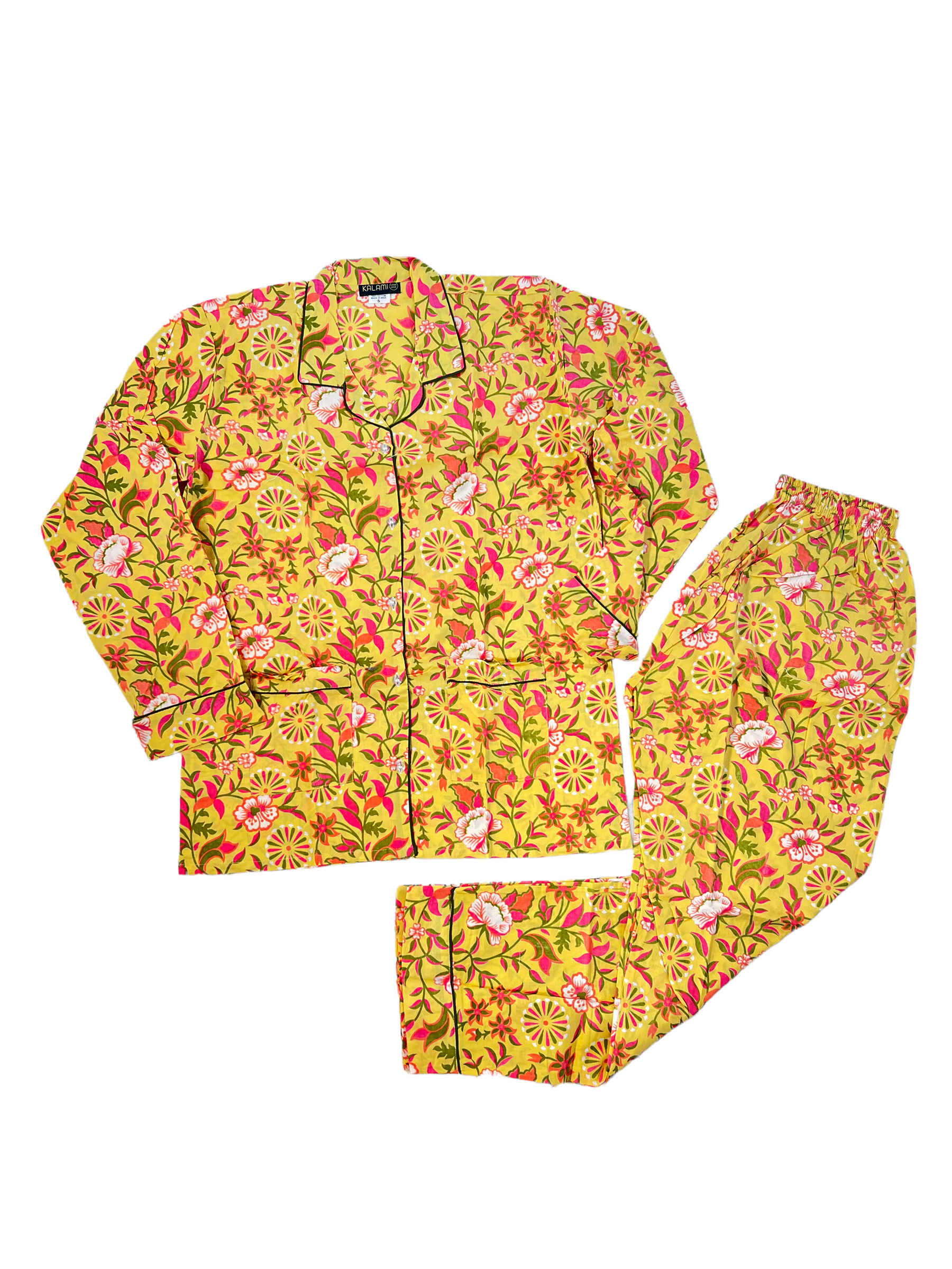 Kinomy - Wholesale Sleepwear Set - Women's - Assorted printed cotton pajamas pack0