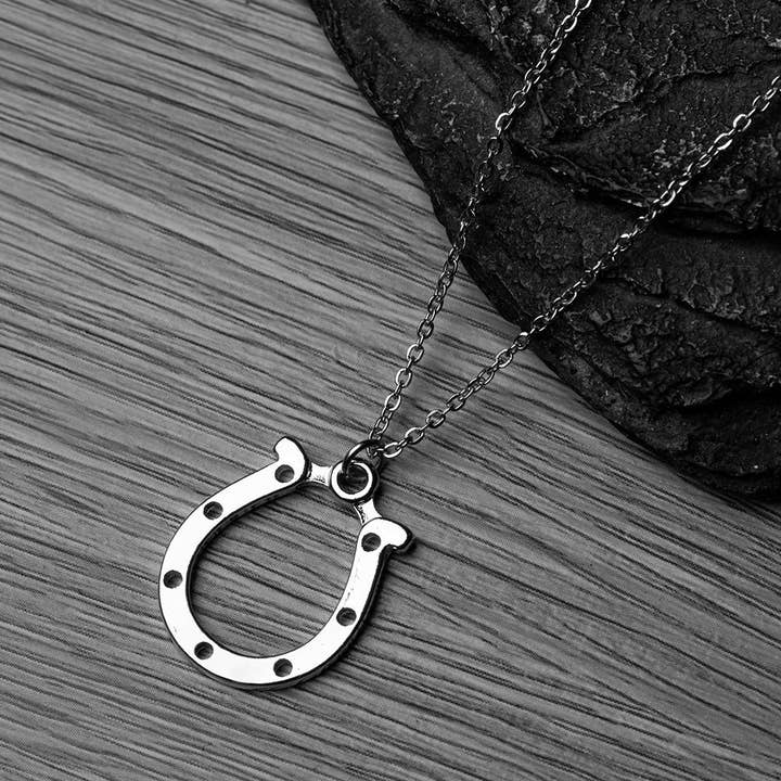 Horseshoe Necklace for wholesale by Sportybella
