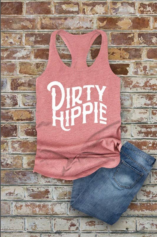 Top Avenue - Wholesale Tank Top - Women's - Dirty Hippie, Women Fit Fitted Racerback Tank Top6
