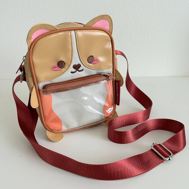 Single Sploot - Wholesale Crossbody Bag - Women's - Corgi Crossbody Mini Ita Bag