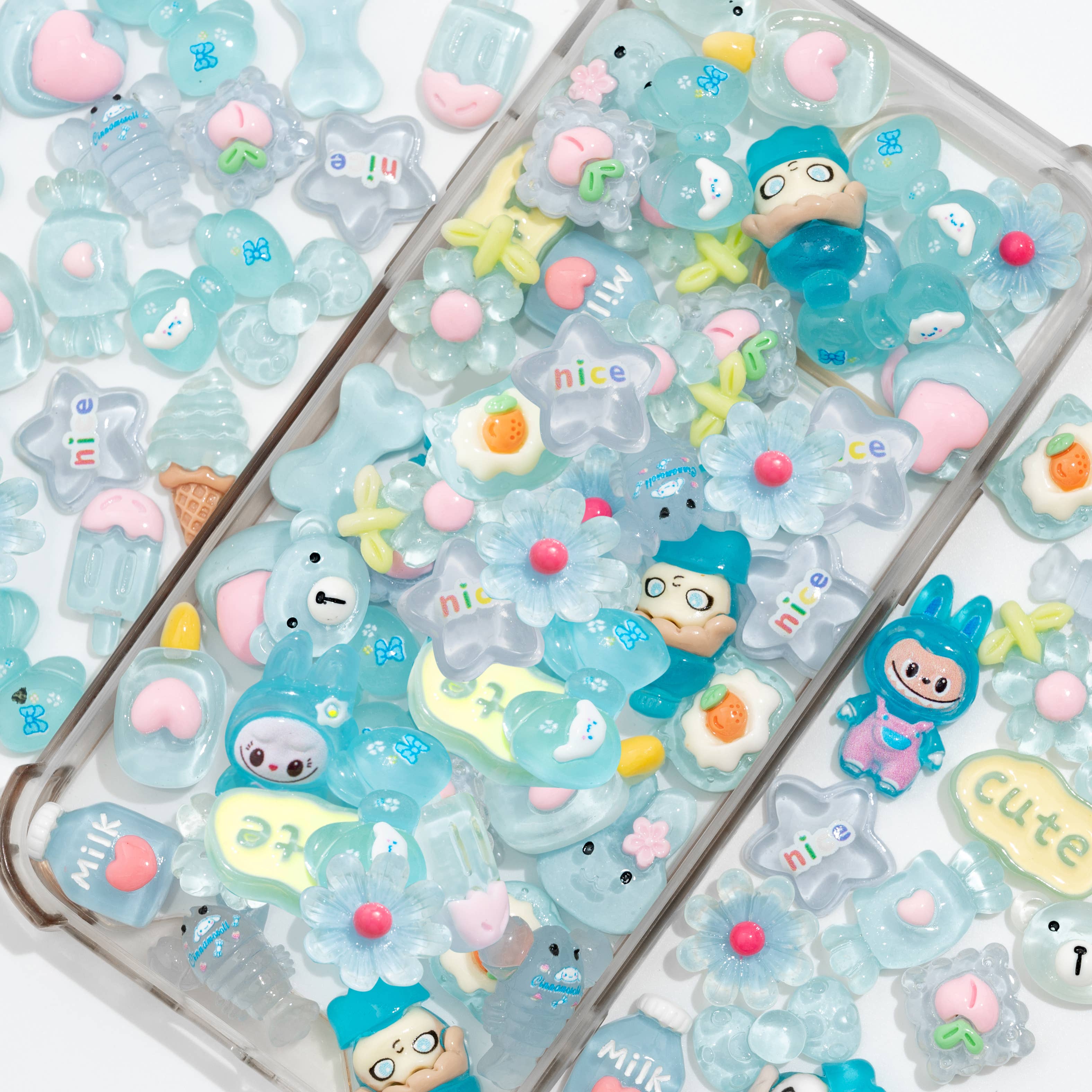 Decoden Cream - Wholesale DIY Craft Kit - 100 PCS Mixed Decoden Charms, Flatback Resin Charms1