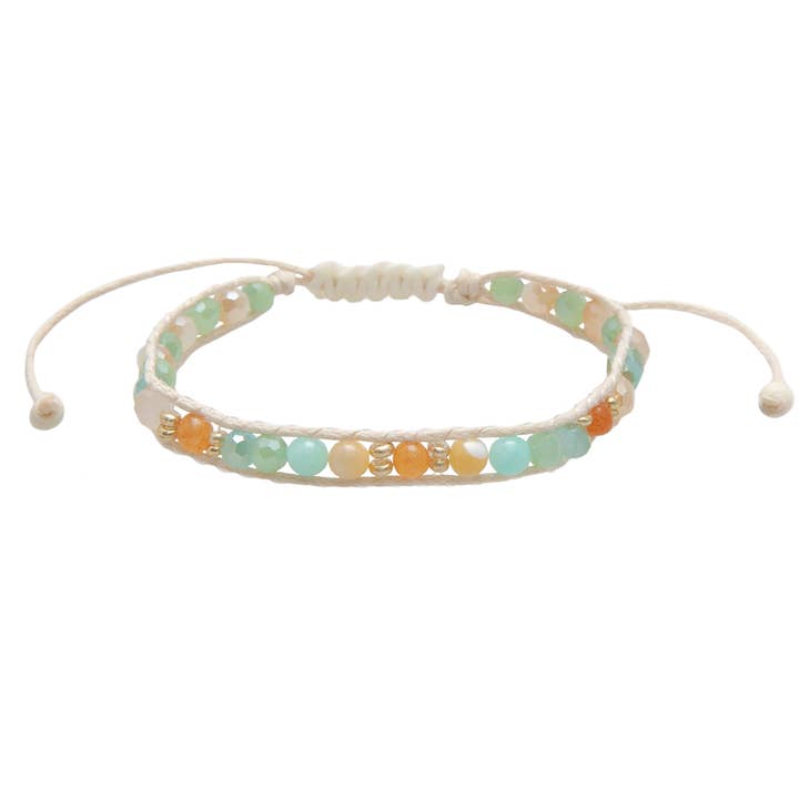 Tropical Twist Island Bracelet (5 pack) for wholesale by Lotus and Luna