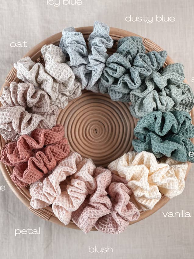 Scrunchie / soft waffle for wholesale by Evelina Apparel