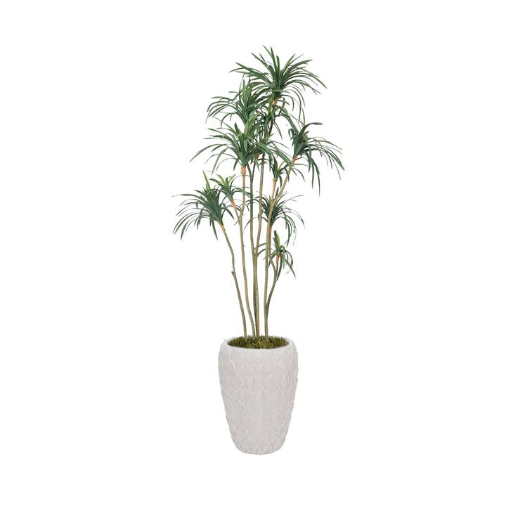 MinxNY - Wholesale Artificial Plant - 89.5'' Vintage Real Touch Fake Dracaena Dragon Tree0
