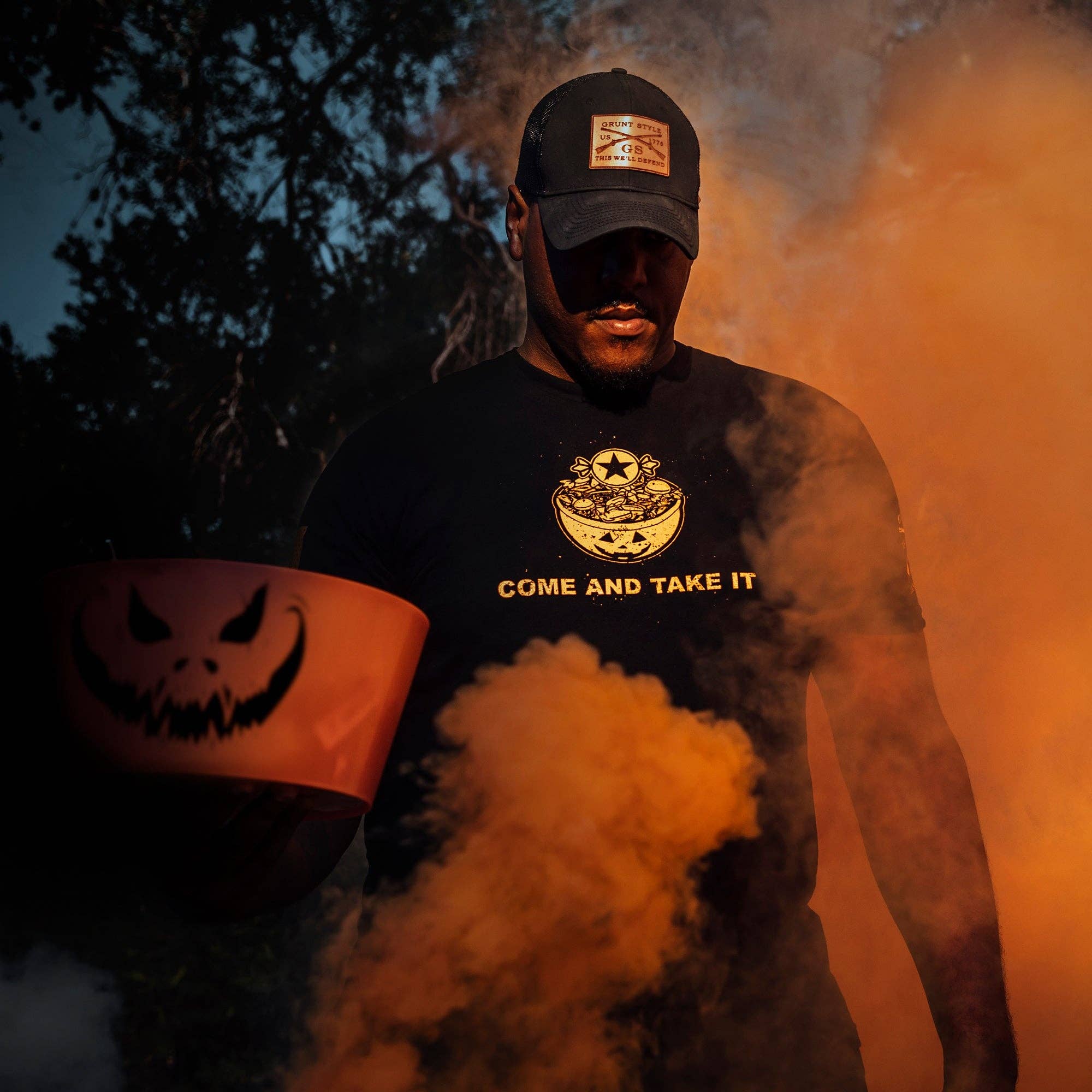 Grunt Style - Wholesale Screen Printed T-Shirt - Men's - Come And Take It - Candy1