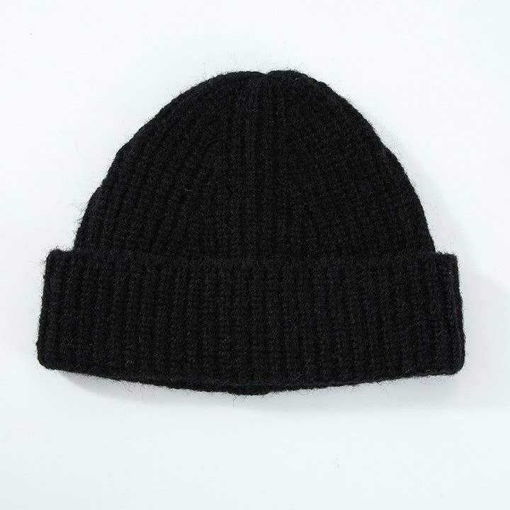 UZ Wholesale Store - Wholesale Beanie – Women's - Casual And Simple Solid Color Knit Beanie With Folded Brim
