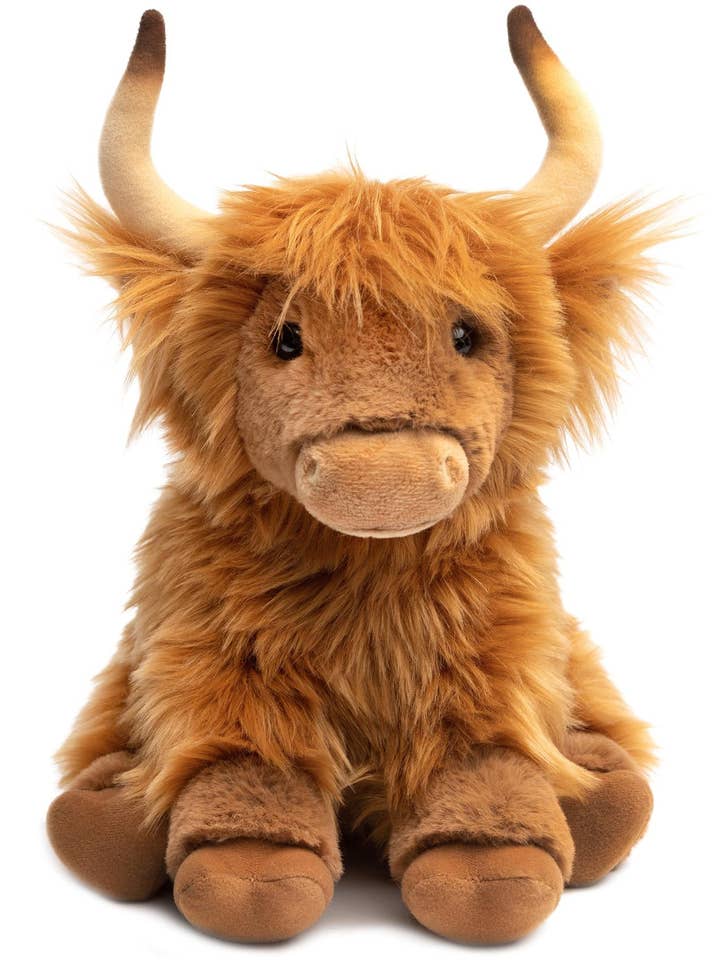 Henley The Highland Cow | 11 Inch Stuffed Animal Plush | By and other Purchase Wholesale merry makers. Free Returns & Net 60 Terms on Faire trending on Faire.