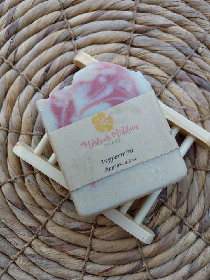 Bamboo Soap Saver for wholesale by Hibiscus Artisan Soaps