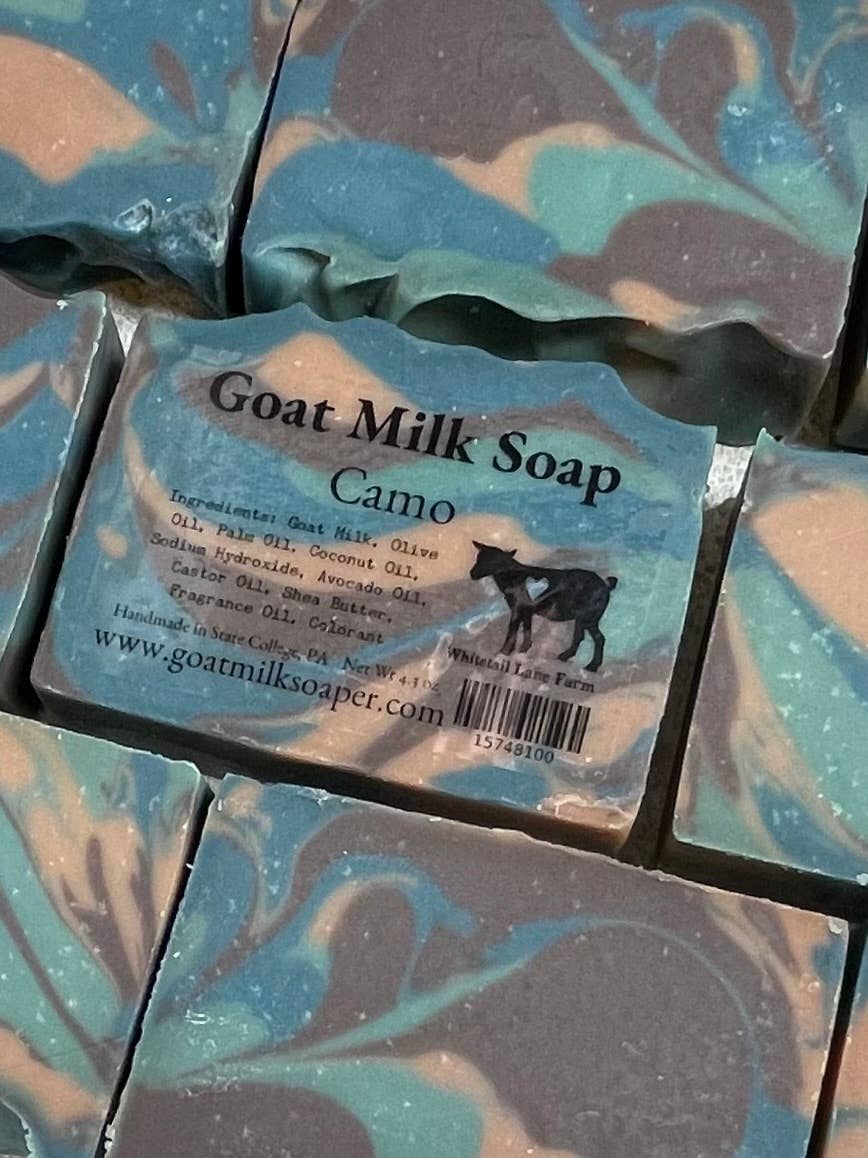 Whitetail Lane Farm Goat Milk Soap - Wholesale Bar Soap - Camo Goats Milk Soap5