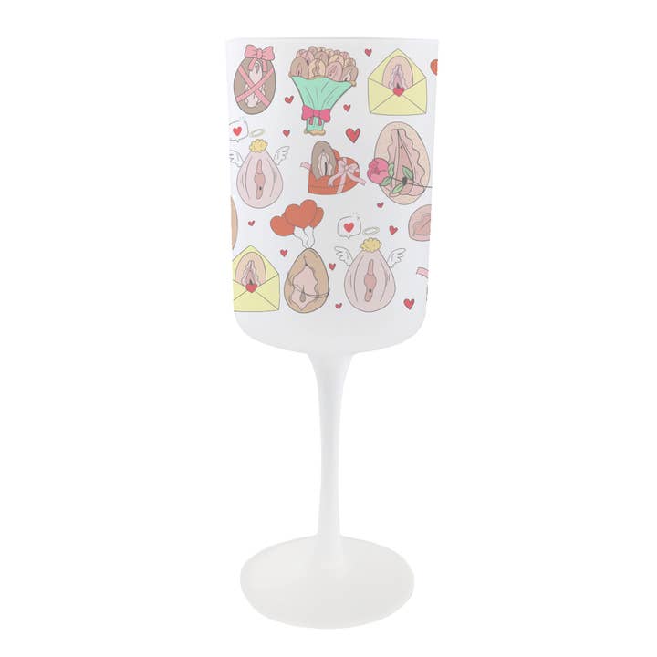 Risqué Gifts – wholesale Wine glass – Vagina Love Wine Glass