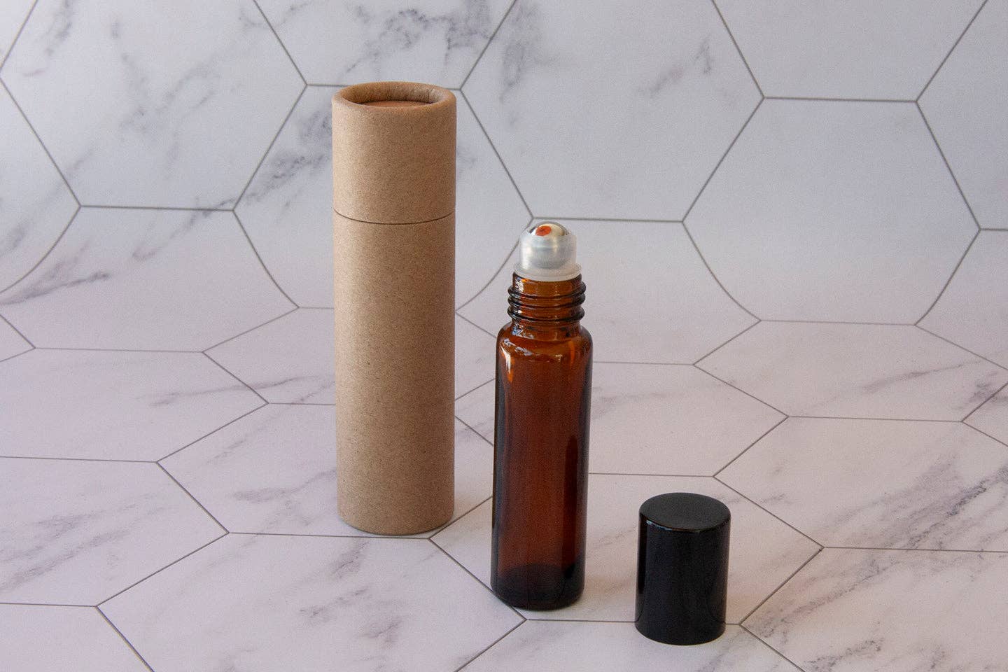 GreenWay Containers - Wholesale Essential Oil Holder - 10 ml Glass Roller Bottles with Paper Tube Packaging8