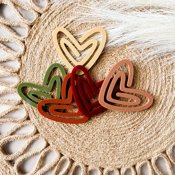 Elle and Is Gifts and keepsakes - Wholesale Bookmark - Acrylic bookmark | bookmarks | heart bookmark2