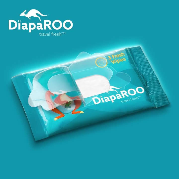 Diaparoo Corp. – wholesale Face & body wipes – Flushable Wet Wipes Unscented1
