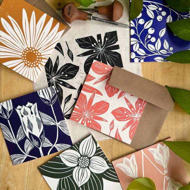 Adrift Prints – wholesale Everyday greeting card – Alaskan Botanicals Greeting Card Pack