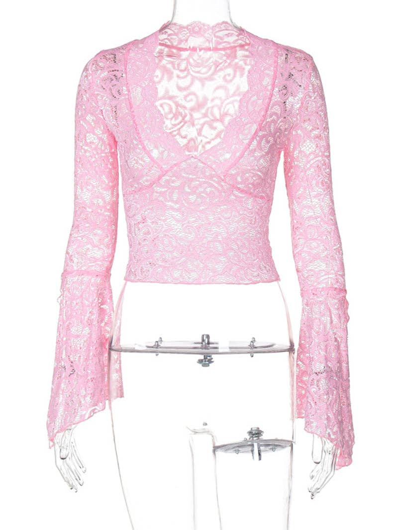 safistyle – wholesale Blus - Dam – Långärmad spetströja1