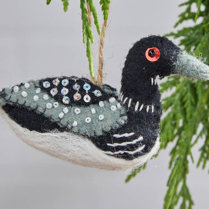 Park Designs - Wholesale Ornament - Loon Felt Ornament2