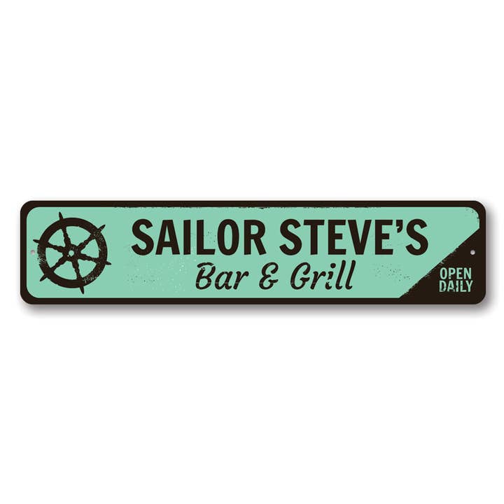 Ship Wheel Sign for wholesale by Lizton Sign Shop, Inc
