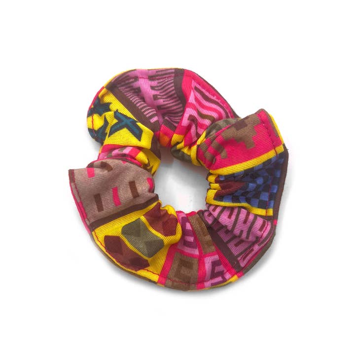 Pichincha - Wholesale Scrunchie - Women's - Southwest Pattern Soft Fabric Scrunchie Hair Tie2