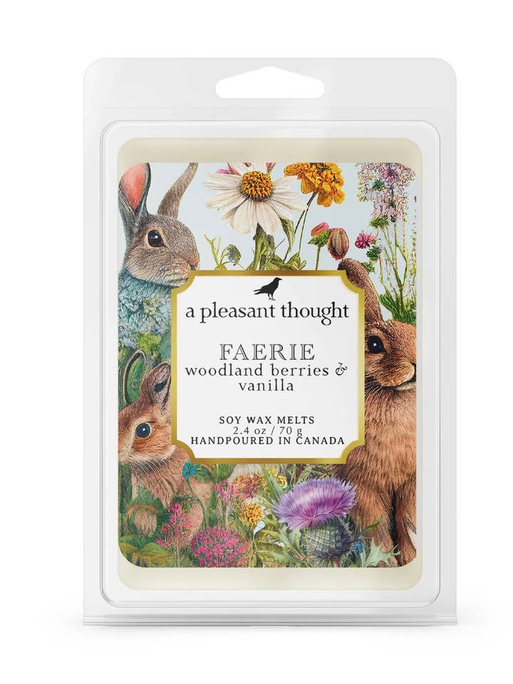 FAERIE | WOODLAND BERRIES & VANILLA | WAX MELT CUBES for wholesale by A Pleasant Thought