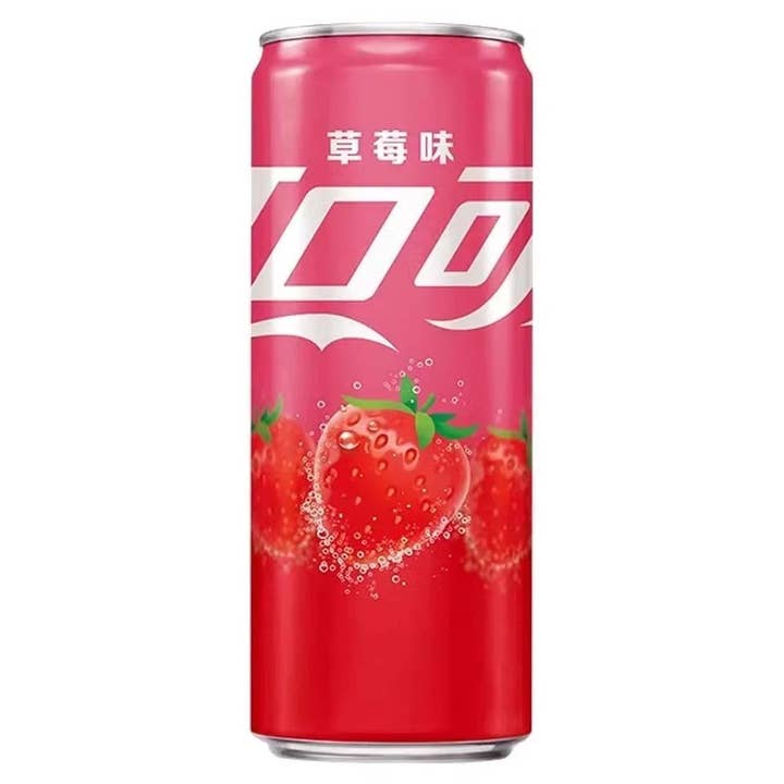 Pops Distro Inc - Wholesale Soda/Carbonated Drink - Coca-Cola Strawberry Flavor (330ml) – China (6 pack)