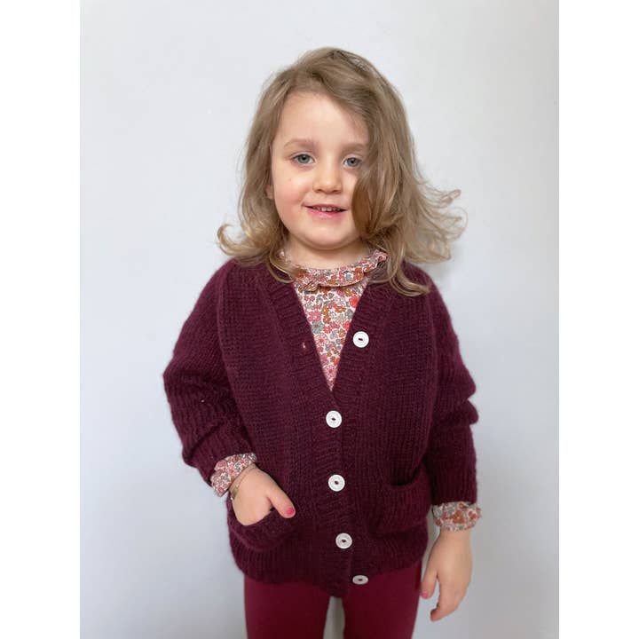 SCHULANA - Wholesale Knitting/Crochet Supplies - Knitting pattern Lanalpaco-Fine children's cardigan and scarf2