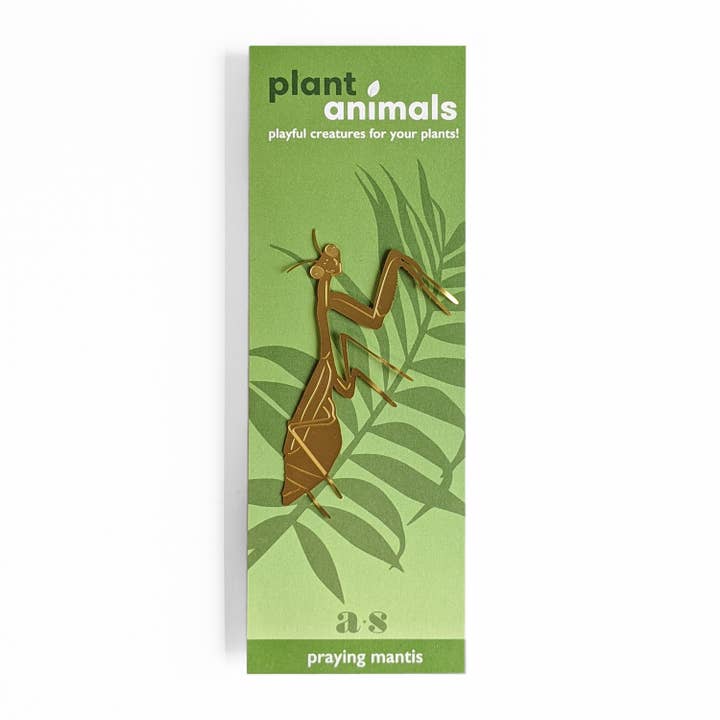 Another Studio - Wholesale Ornament - Plant Animal - Praying Mantis, insect plant marker decoration