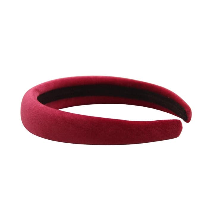 Topkids Accessories - Wholesale Fashion Headband - Women's - Multipack 2.5cm Padded Satin & Velvet Alice band, Kids Hair Accessories, Headbands for Girls, Hair Accessories for Girls, Satin Headband, Hairbands Women