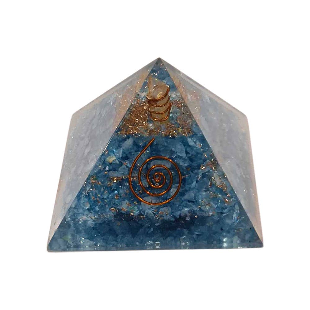 VIE - Wholesale Spiritual Stone/Crystal - Orgone Reiki Healing Pyramid - Energy Cleansing, 7.5cm10