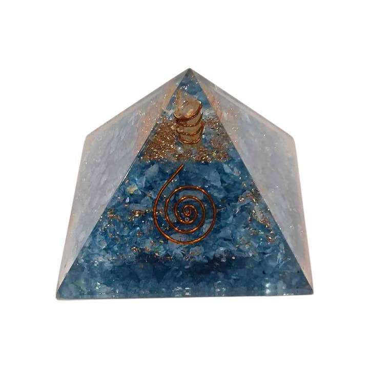 VIE - Wholesale Spiritual Stone/Crystal - Orgone Reiki Healing Pyramid - Energy Cleansing, 7.5cm10