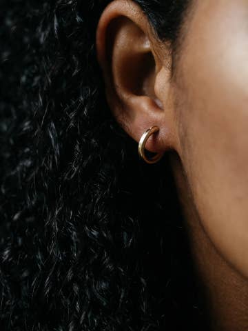 Sia Mini Huggie Hoops for wholesale by Ginger & Pearl Jewelry