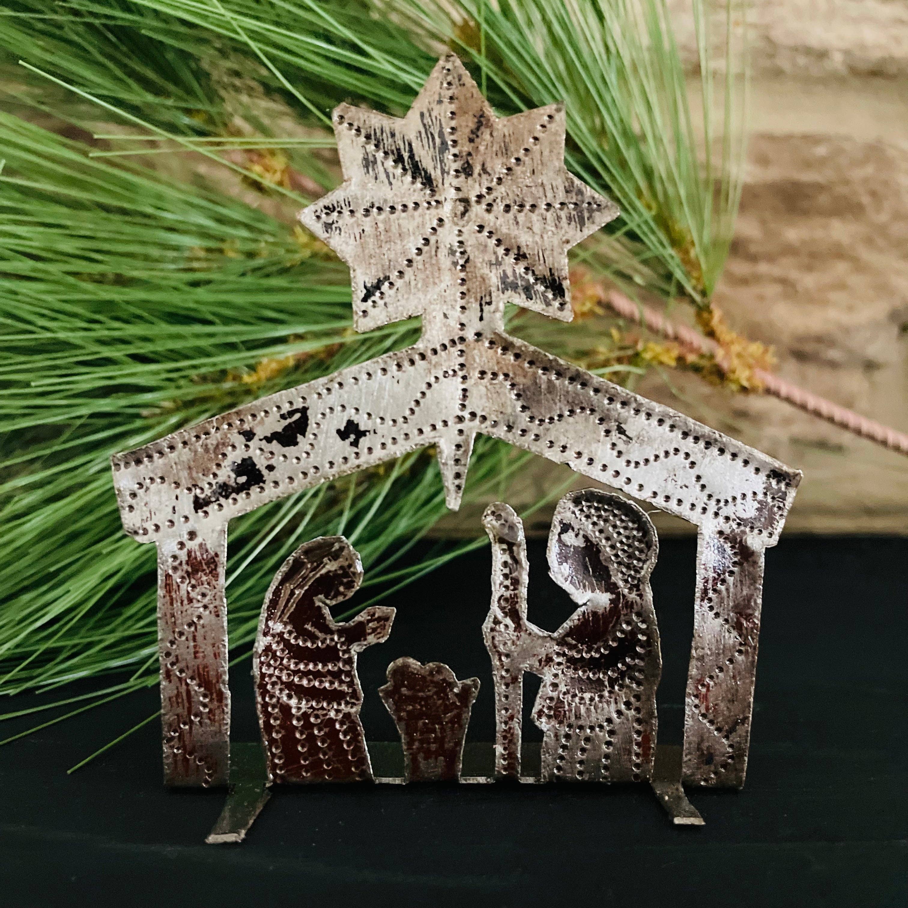Beautifully Made Fair Trade - Wholesale Nativity Scene Decor - Haiti | Nativity Mini (stands up)1